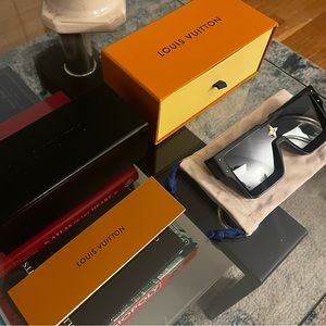 Louis Vuitton Cyclone Black Sunglasses